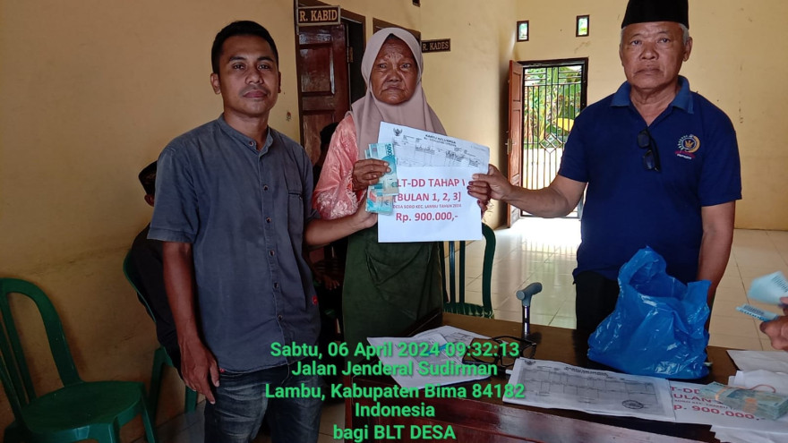 PENYALURAN BLT DD TAHAP I TAHUN 2024